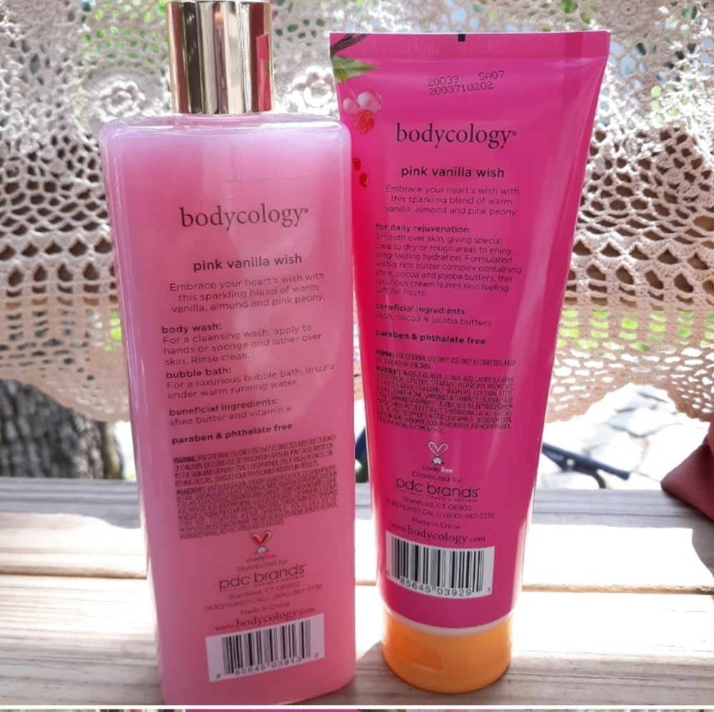 🆕️PINK VANILLA WISH BODY WASH & BODY CREAM - Picture 2 of 10